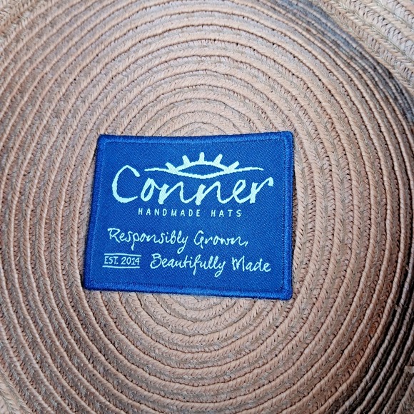 Conner Handmade Sun Hat Womens Latin Quarter Style Wide Brim Ribbon Sustainable - Picture 6 of 7